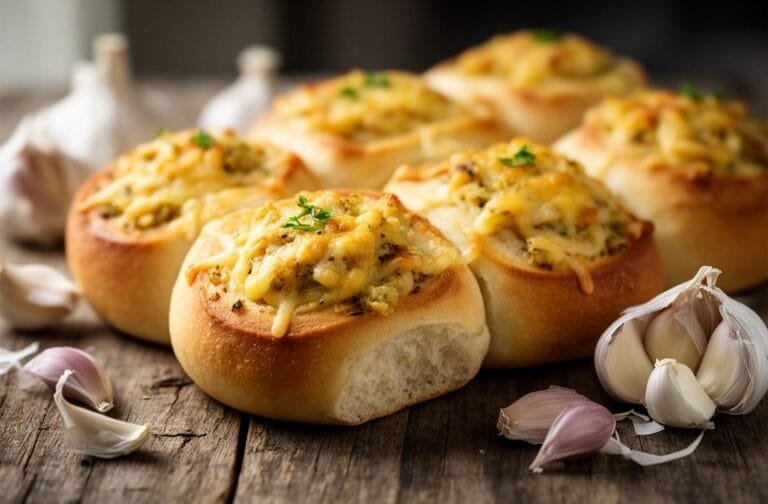 Cheesy garlic rolls