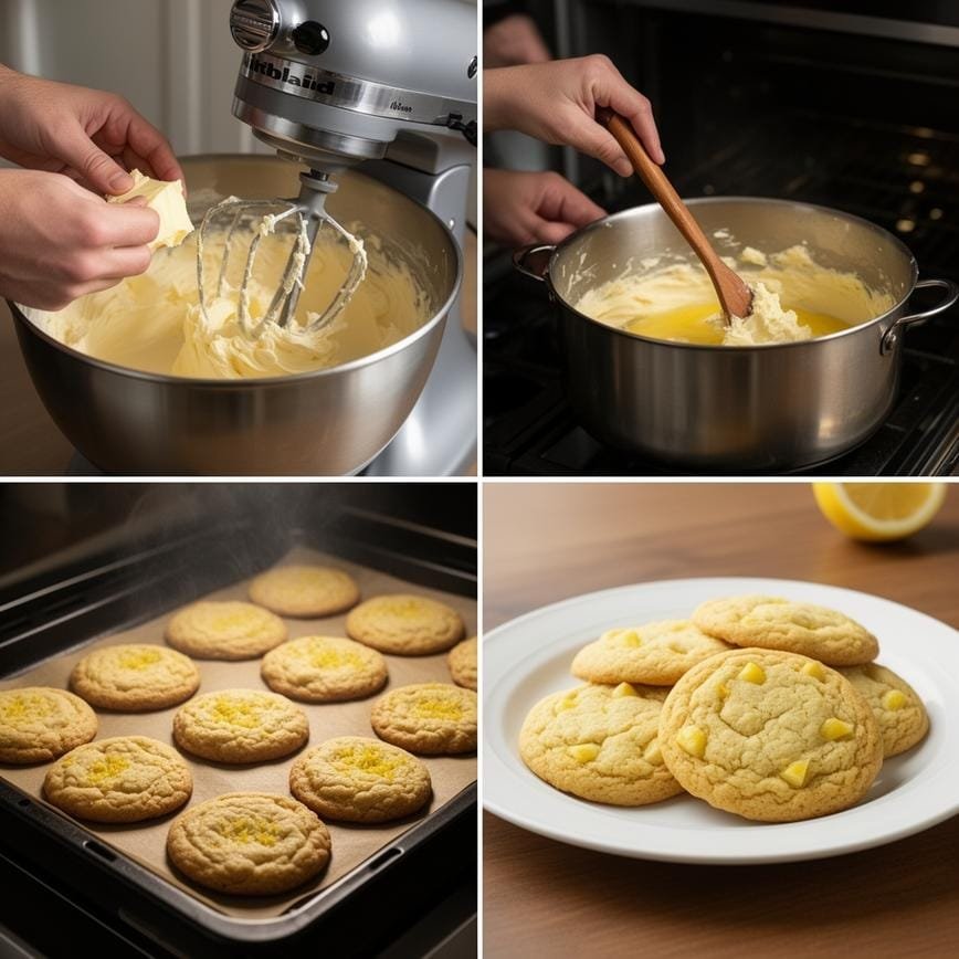 how to make Chewy Lemon Cookies
