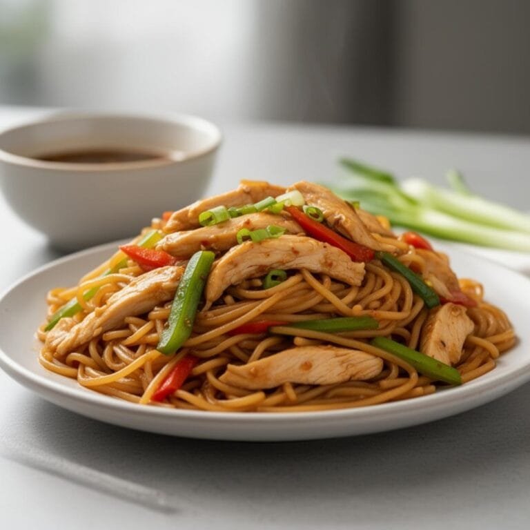 Easy Chicken Lo Mein Recipe recipe