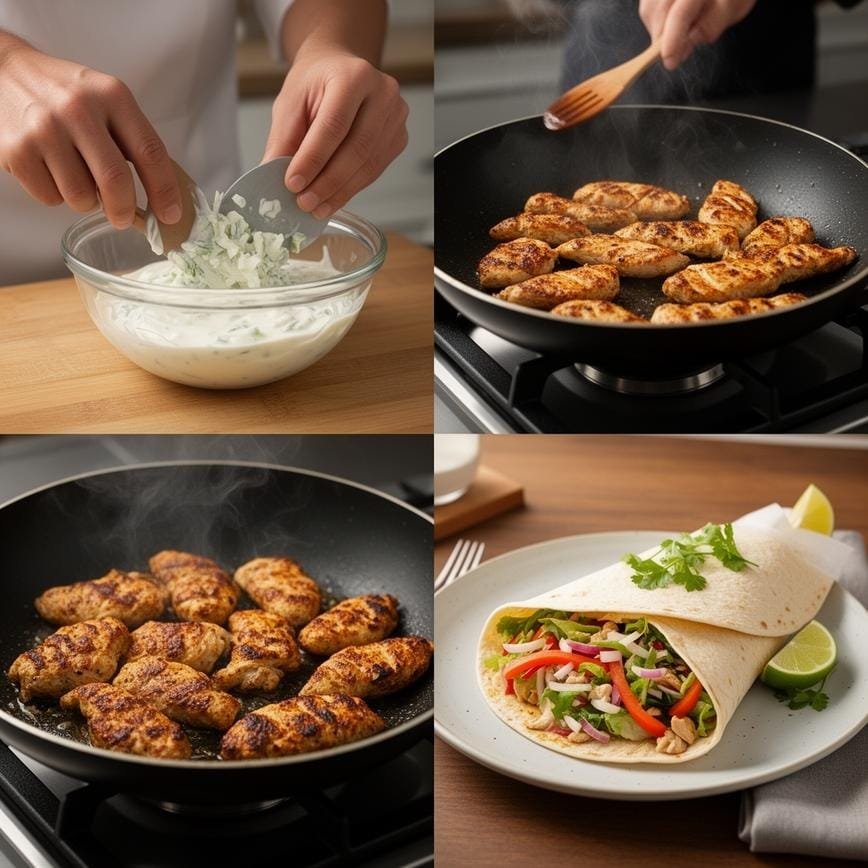 Chicken Sharwama Wrap: Perfect Meal Guide 8 Steps