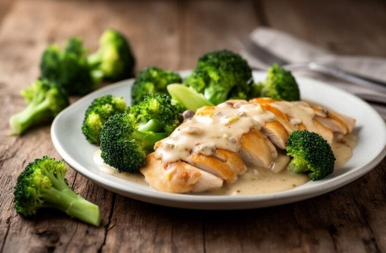 Chicken and Broccoli with Sauce