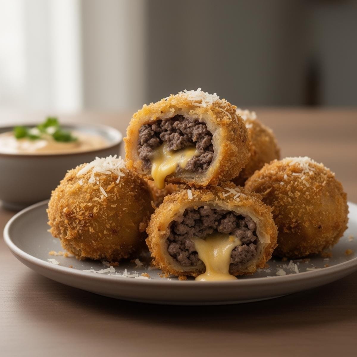Garlic Parmesan Cheeseburger Bombs: Crisp Tastes 7 Tools