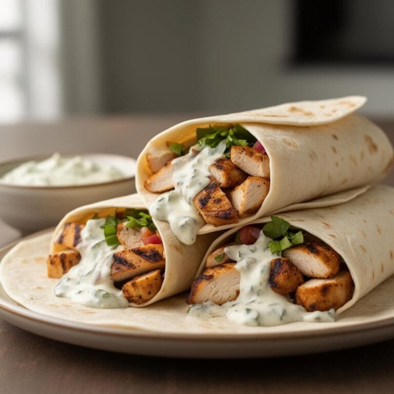 Easy Grilled Chicken Burrito recipe