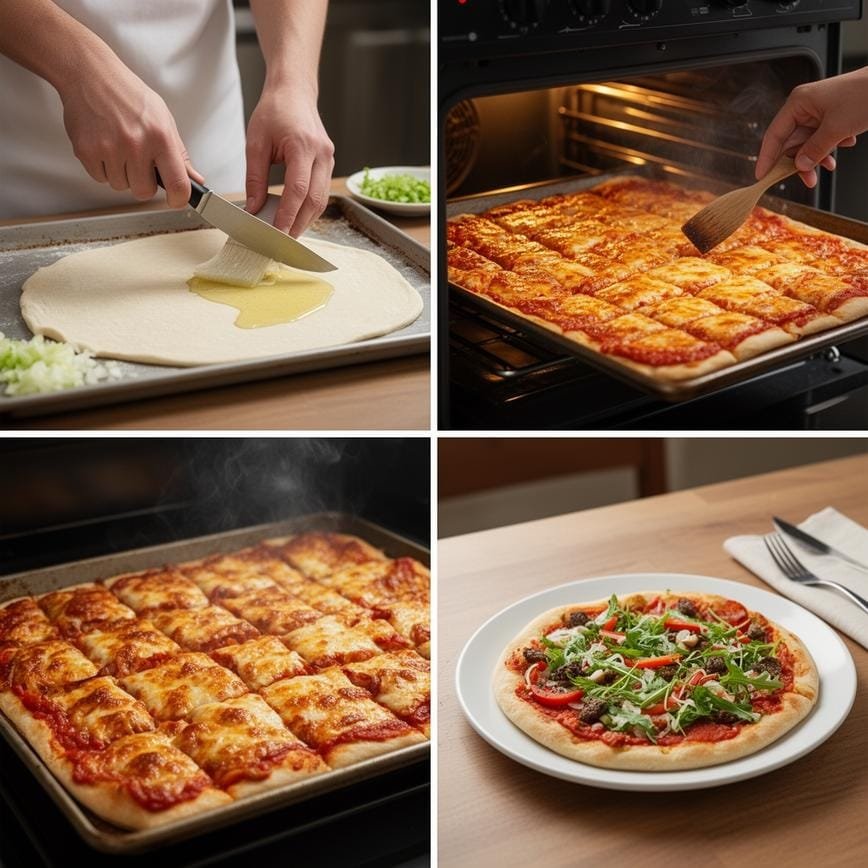Sheet Pan Pizza: The Ultimate Family-Friendly Feast 8 Steps