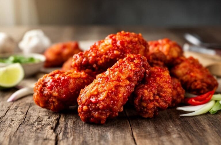 Spicy Korean Fried Chicken