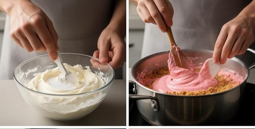 how to make Strawberry Cheesecake Crunch Bites