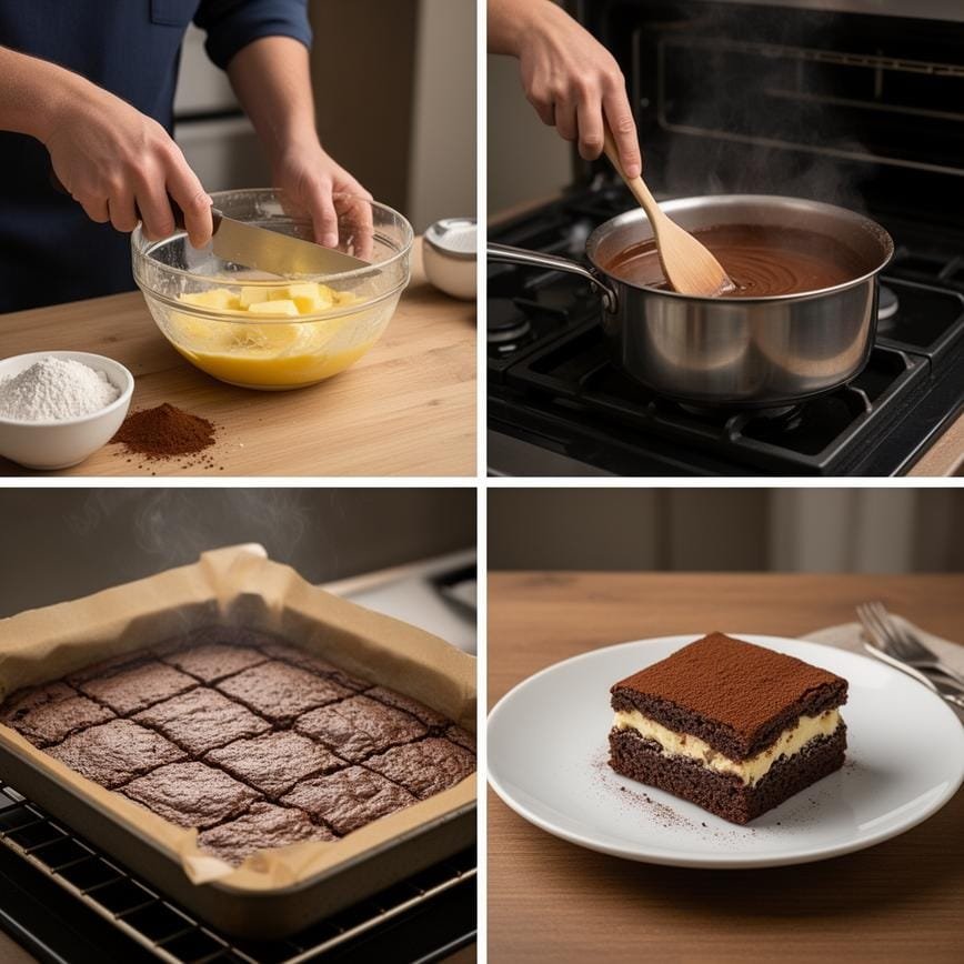 Tiramisu Brownies: The Ultimate Decadent Dessert 8 Steps