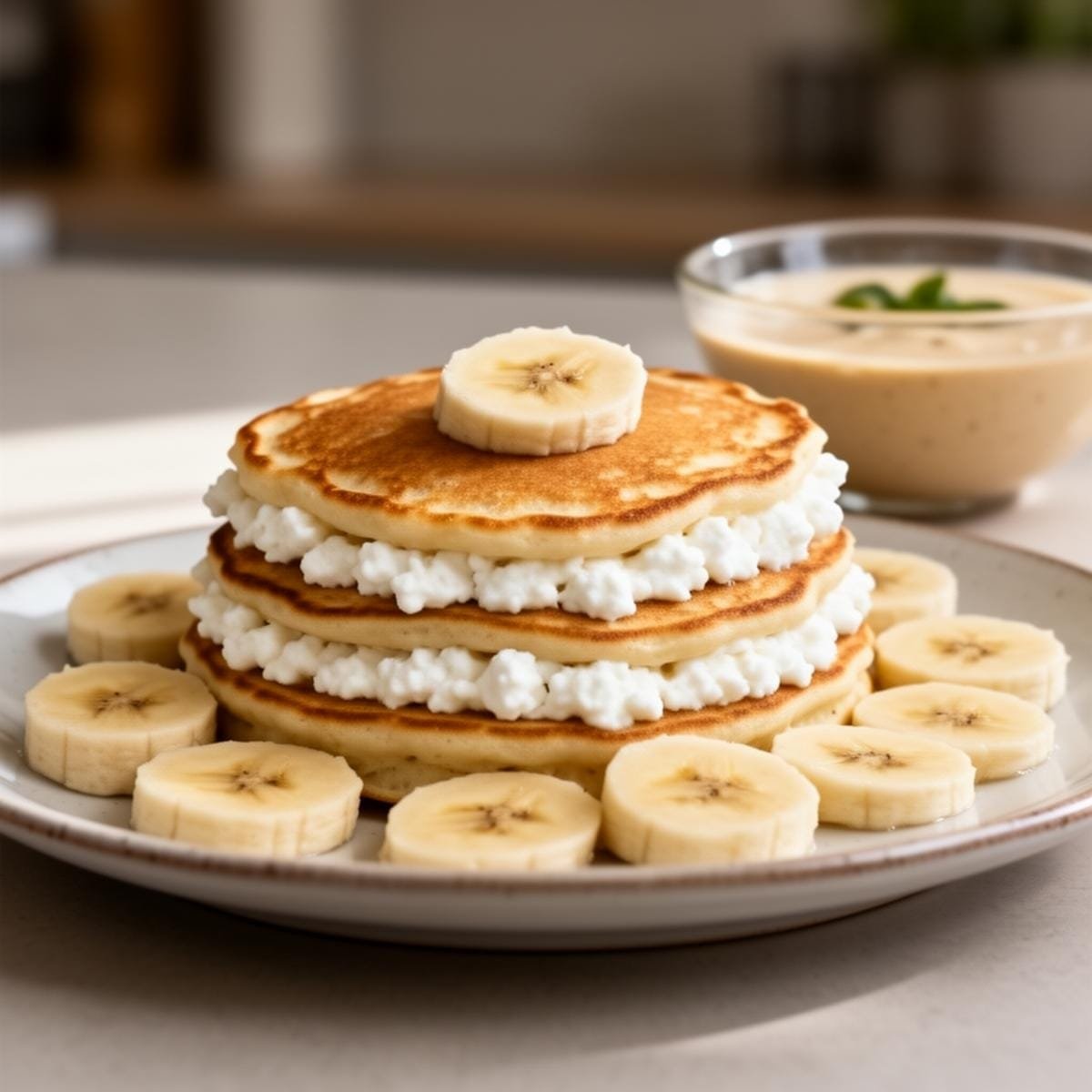banana cottage cheese pancake: Best mix recipe 7 Tools