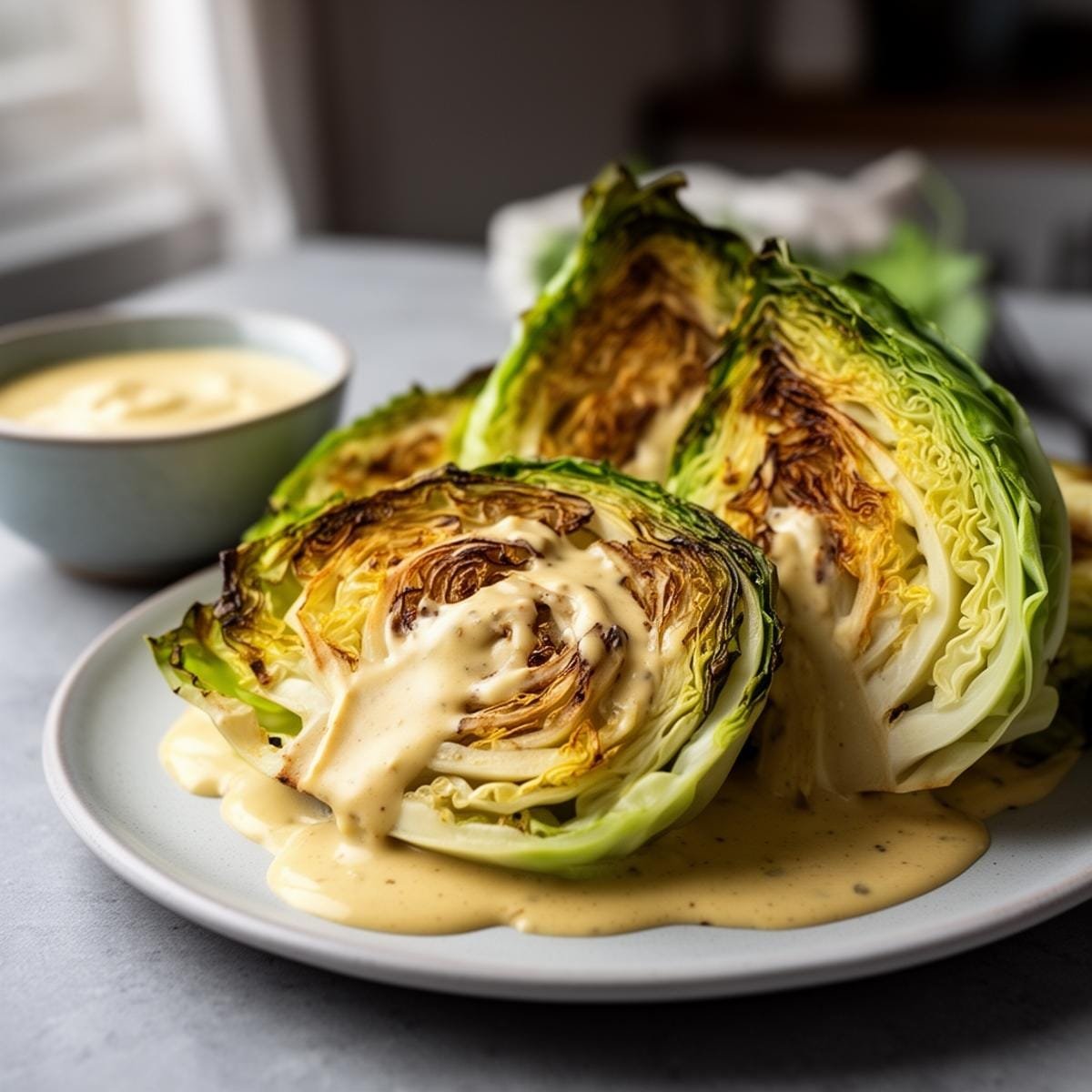 Roasted Cabbage Wedges with Dijon Cream Sauce: Best Side Dish 7 Tools for Roasted Cabbage Wedges with Dijon Cream Sauce