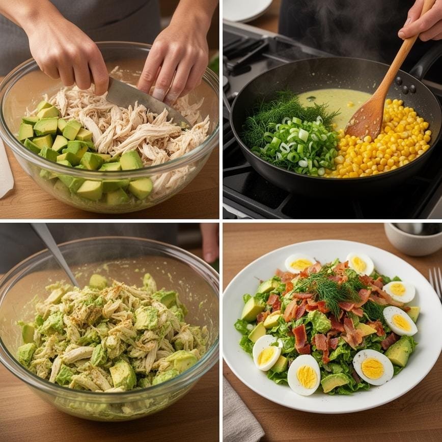 Avocado Chicken Salad: Perfect for Meal Prep 8 Steps