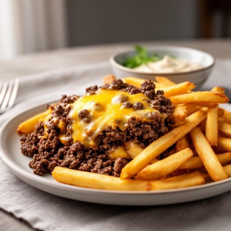 Easy Cheeseburger French Fry Casserole recipe