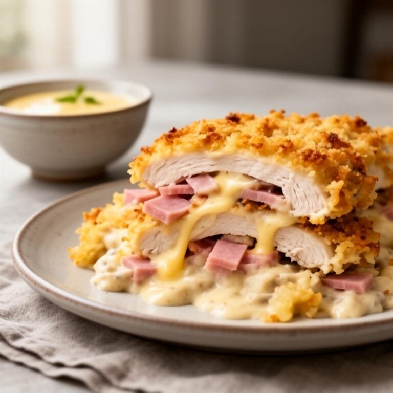 Easy Chicken Cordon Bleu Casserole recipe