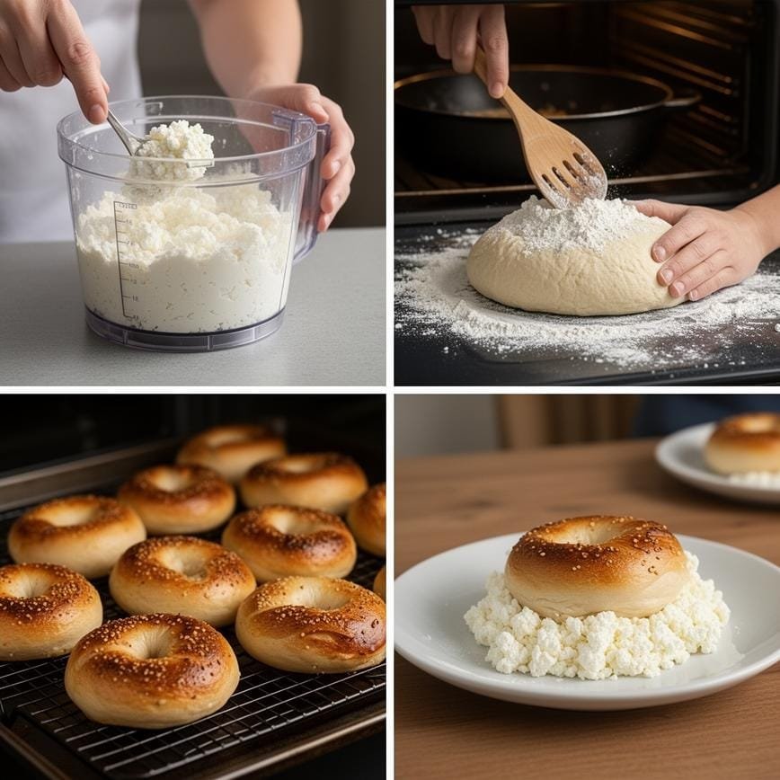 Cottage Cheese Bagels: Easy High-Protein Breakfast 8 Steps