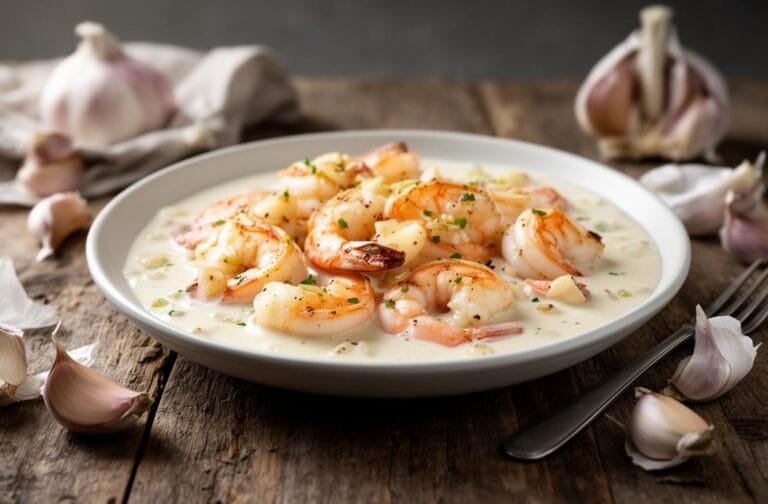Creamy Garlic Shrimp