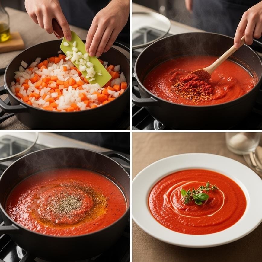 Creamy Tomato Soup: A Cozy Classic You Can Make Anytime 8 Steps