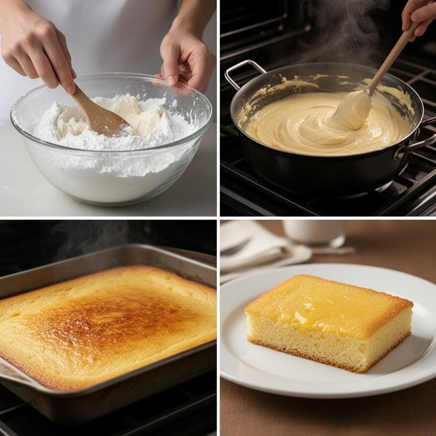 Gooey Butter Cake: Easy Baking Tips 8 Steps