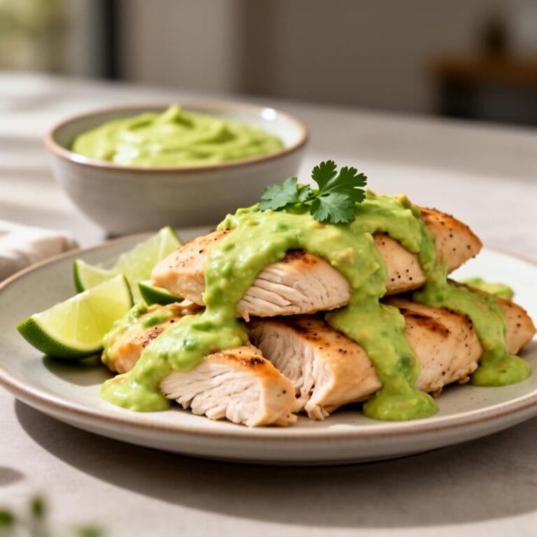 Easy Lime Chicken with Avocado recipe
