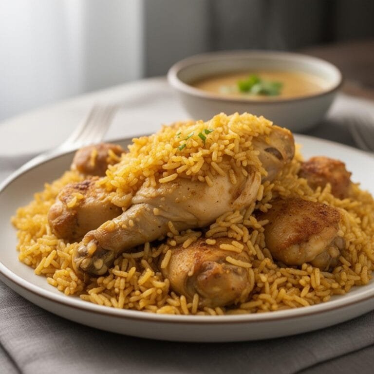 Easy Portuguese Chicken and Rice recipe