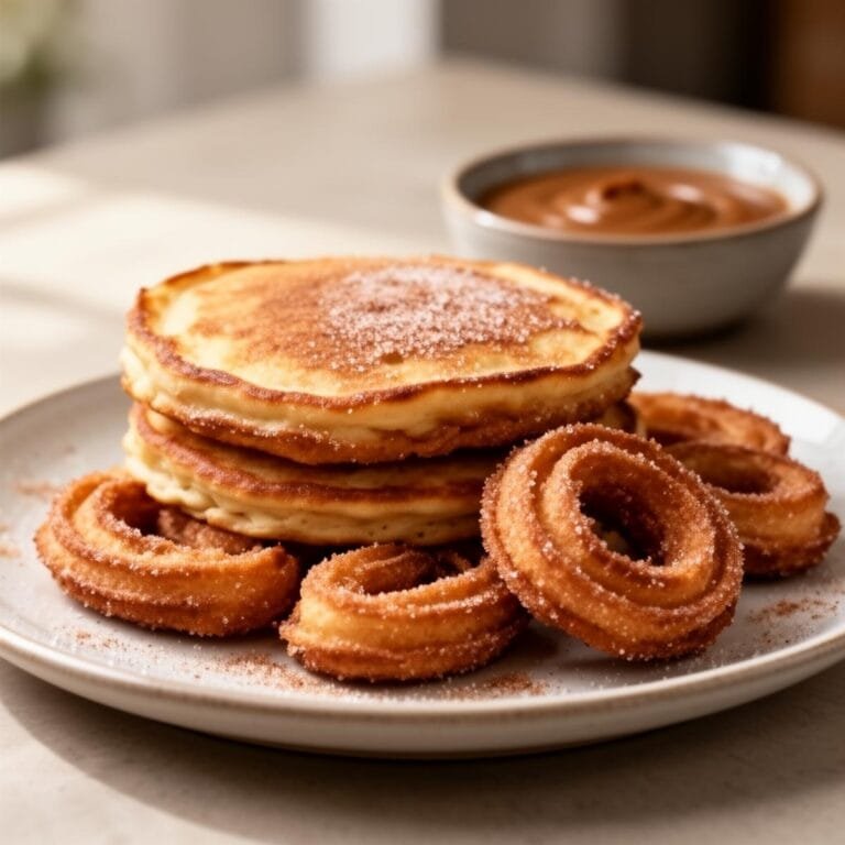 Easy Spanish Churro Pancakes recipe