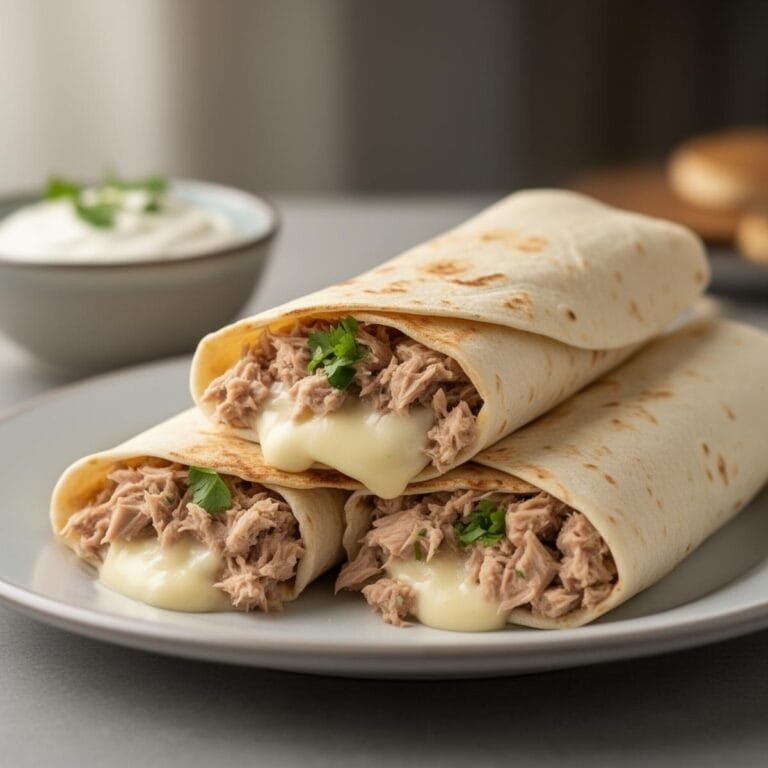 Easy Tuna Melt Wrap recipe