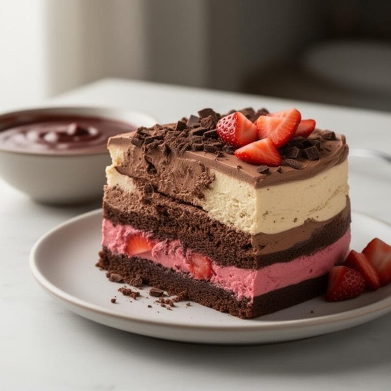 Easy neopolitan cake recipe