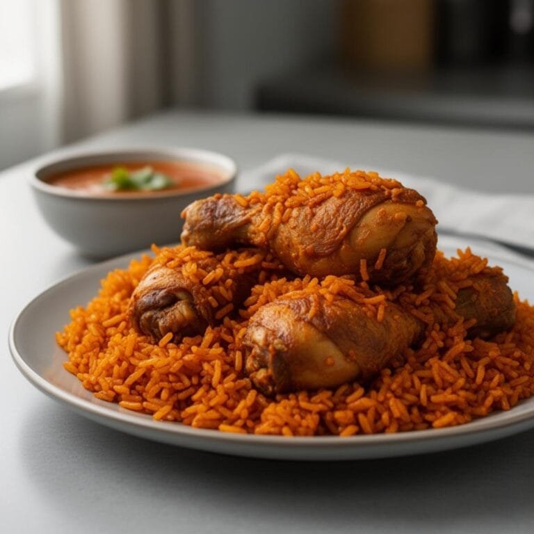 Easy one-pot jollof rice and chicken recipe recipe