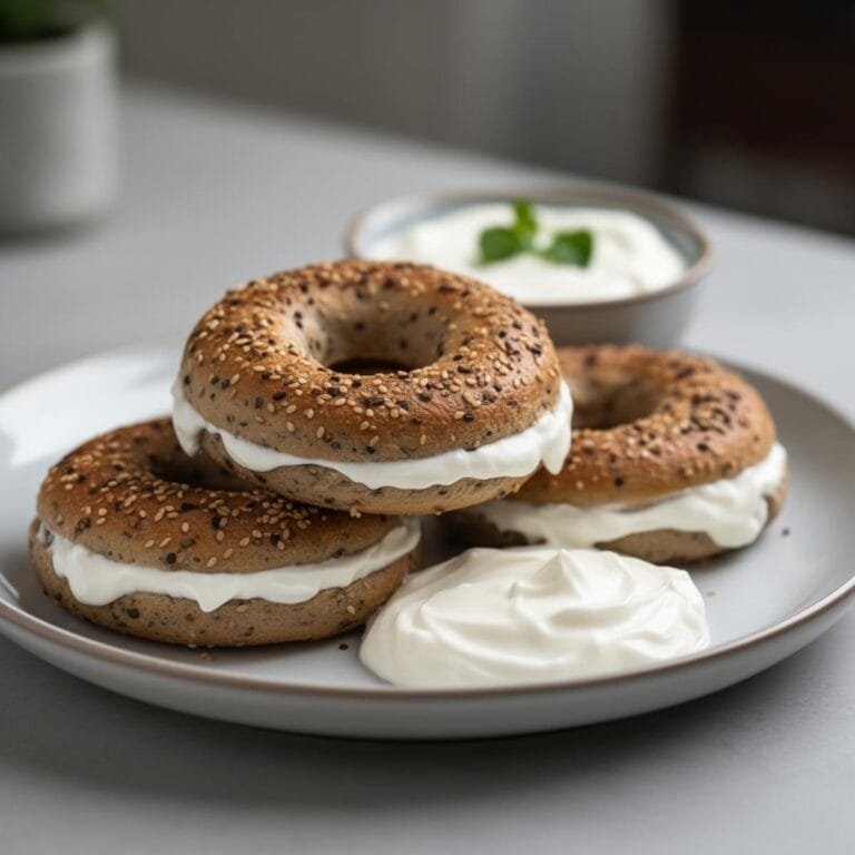 Easy protein bagels with greek yogurt recipe