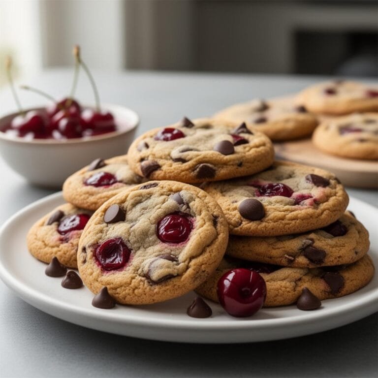 Easy Cherry Chocolate Chip Cookies recipe