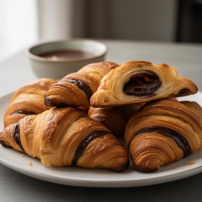 Easy Chocolate Croissants recipe recipe