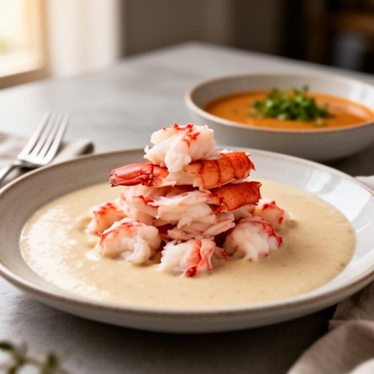 Easy Decadent Langostino Lobster Bisque recipe