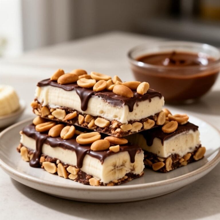 Easy Frozen Banana Snickers recipe