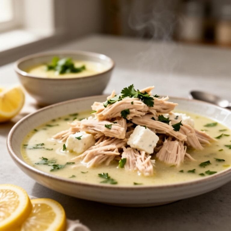 Easy Greek Lemon Chicken Soup recipe
