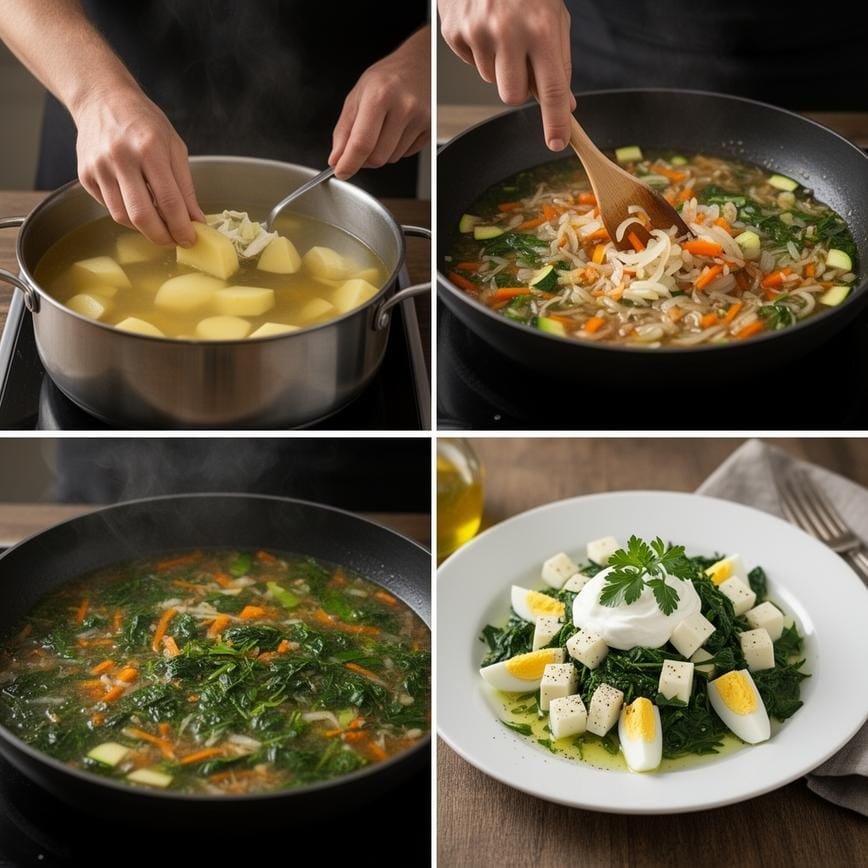 Green Borscht Recipe: Best Spring Soup 8 Steps