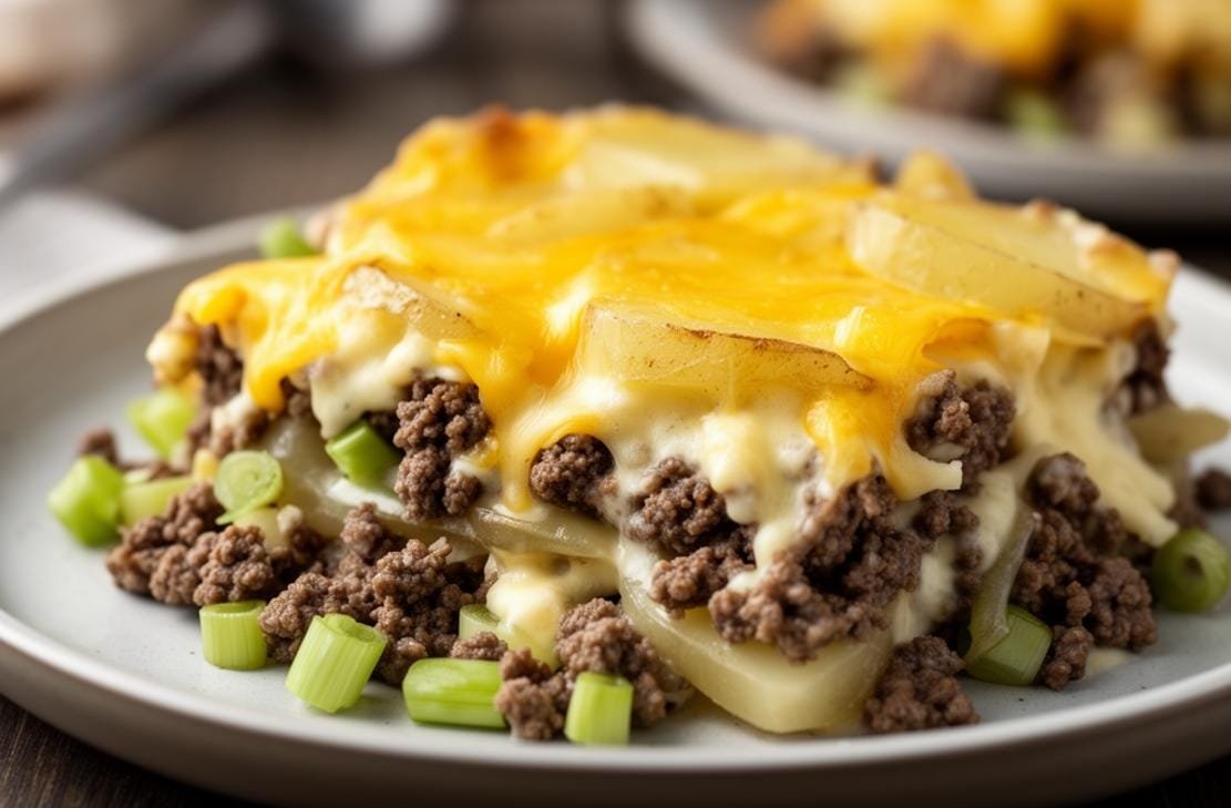 Hamburger Potato Casserole