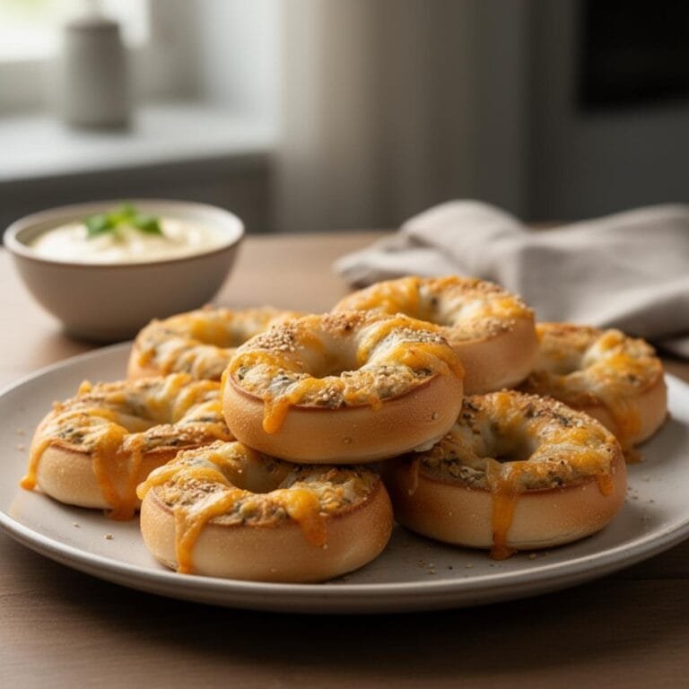 Easy High-Protein Bagel Bites recipe