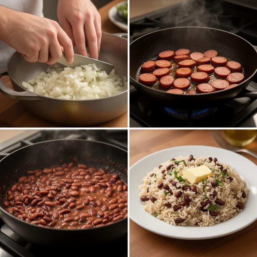 Louisiana Red Beans and Rice: A Hearty Classic 8 Steps