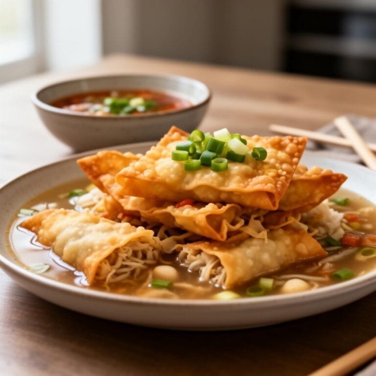 Easy One-Pot Egg Roll Soup recipe