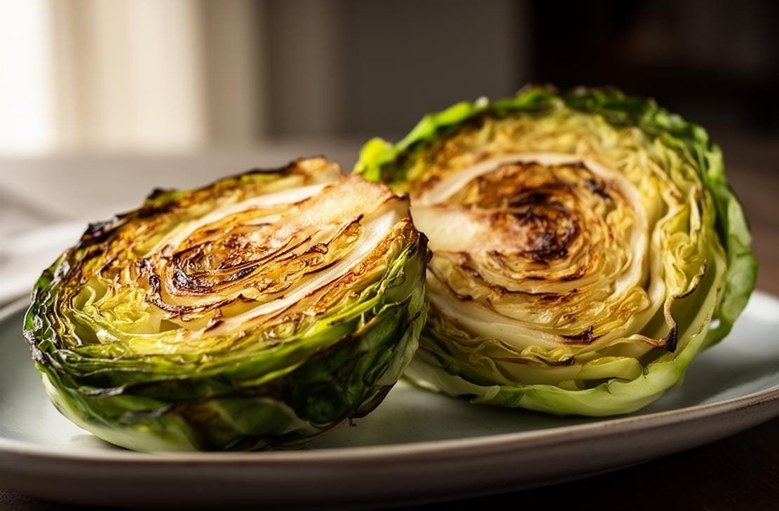 Roasted Cabbage Burgers