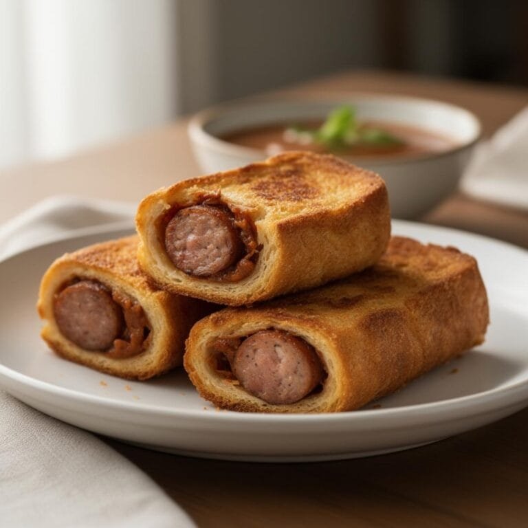 Easy Sausage French Toast Roll-Ups recipe
