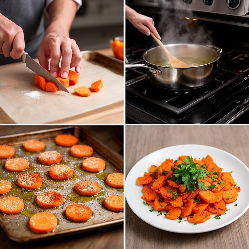 Smashed Carrots: Best Veggie Side Dish 8 Steps