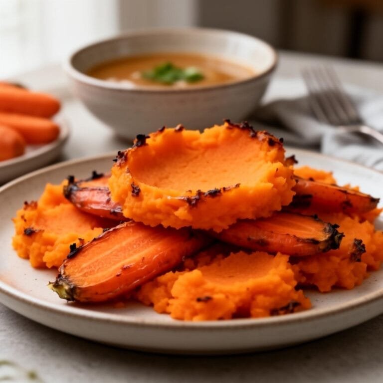 Easy Smashed Carrots recipe
