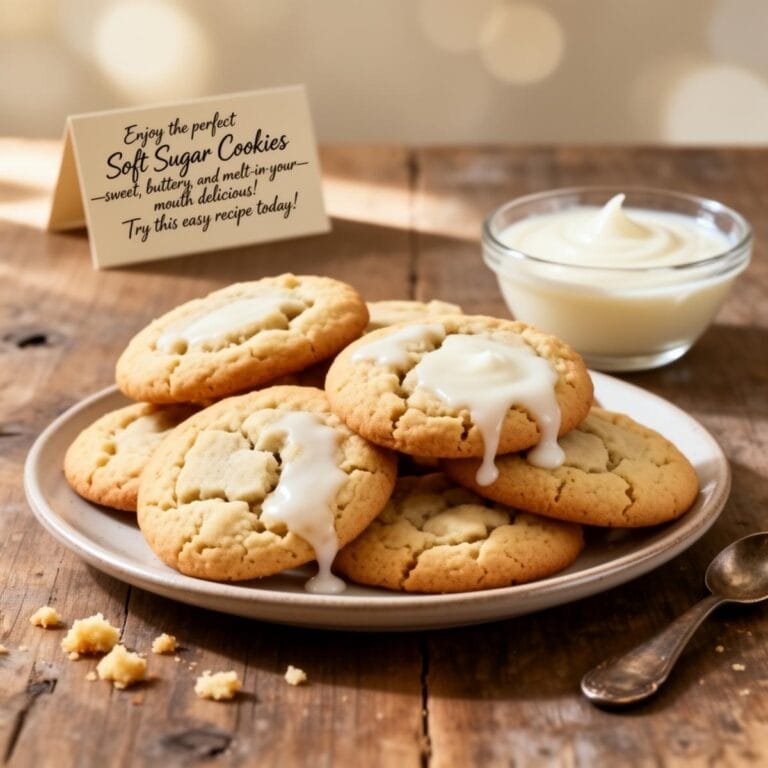 Easy Soft Sugar Cookies recipe