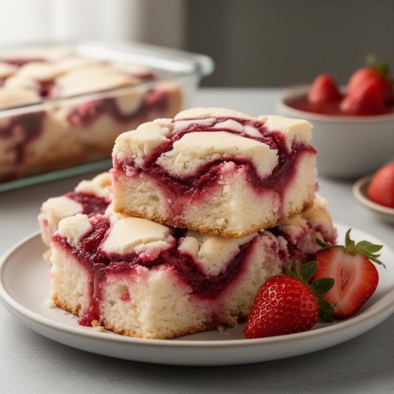 Easy Strawberry Earthquake Cake recipe