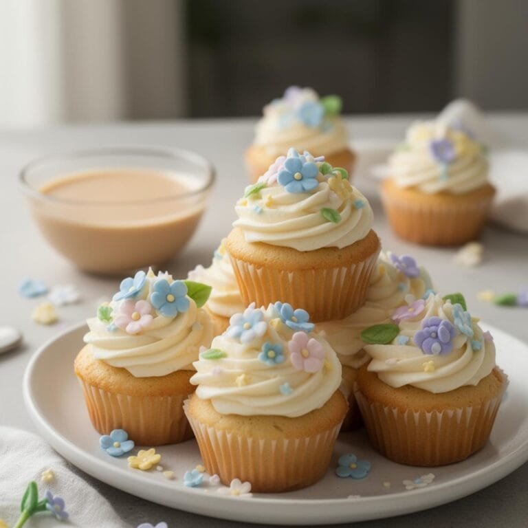 Easy baby in bloom cupcakes recipe recipe