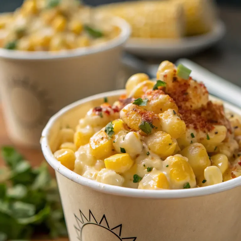 Easy Mexican Corn in a Cup recipe