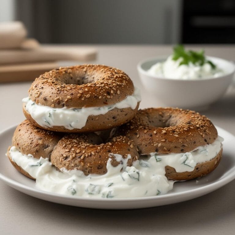Easy protein bagels with greek yogurt recipe