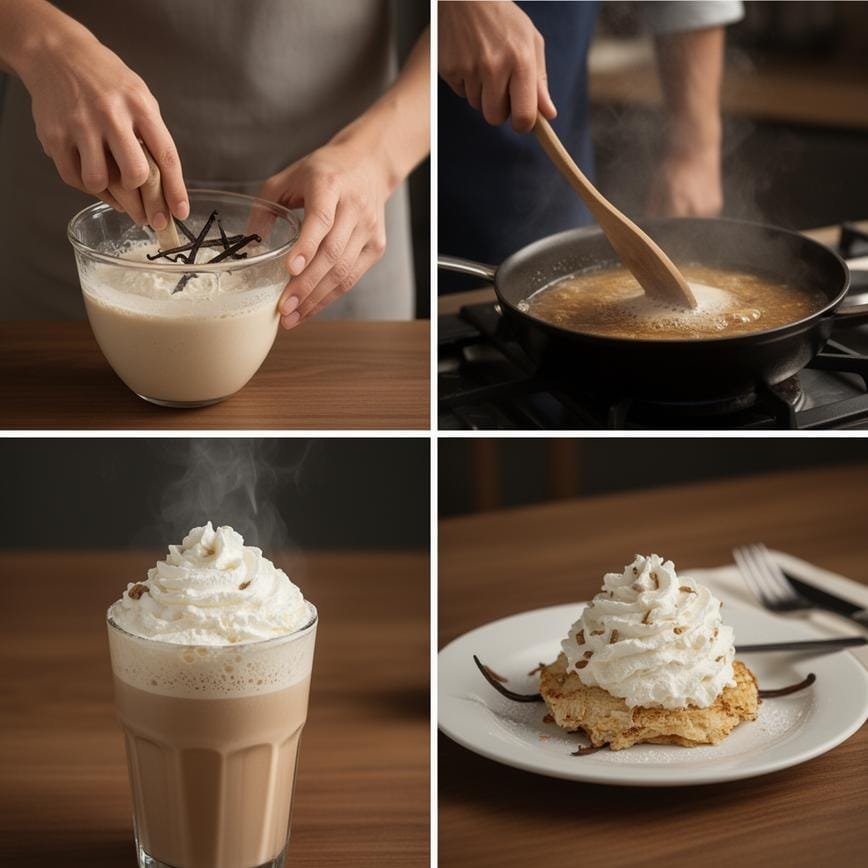 Vanilla Bean Frappuccino Recipe: Creamy Bliss in Every Sip 10 Steps