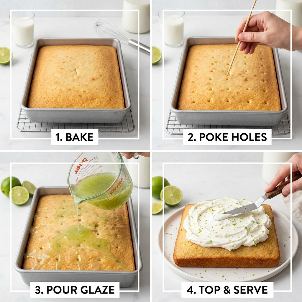 Limen Margarita Poke Cake: Best Dessert Recipe 12 Limen Margarita Poke Cake