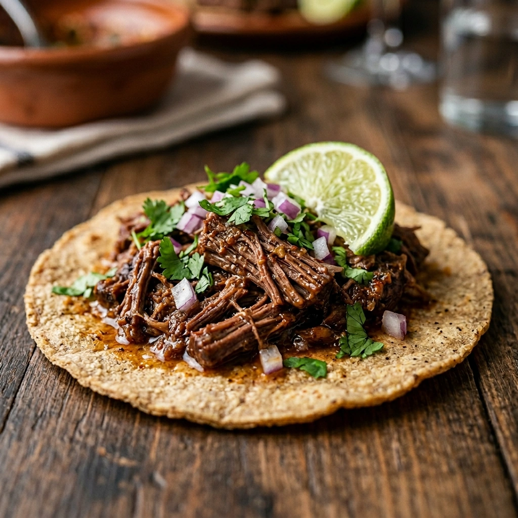 Beef Barbacoa in the Slow Cooker