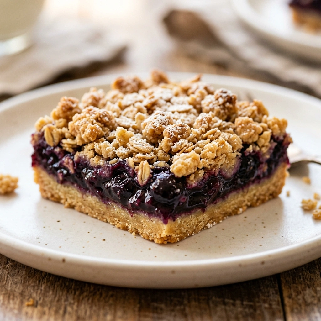 Blueberry Crumble Bars
